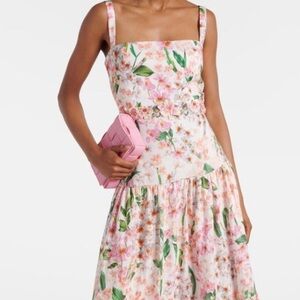 Agua by Agua Bendita Lima Floral Linen Maxi Dress